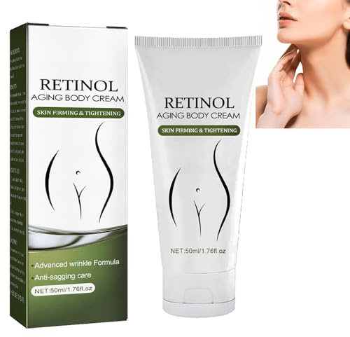 Retinol Aging Body Cream,Nährende Creme für Alternde Haut,Advanced Moisture Cream für Gesicht und Körper,Retinol Body Milk Aging Body Cream 50ML