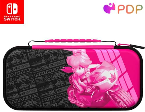 PDP Travel Case Plus Glow Grand Prix Peach Nintendo Switch