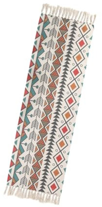 PRETYZOOM Handgefertigter Ethno-Stil Wandteppich Leinen Für Schlafzimmer Und Wohnzimmer Vielseitig Als Sofakissen Oder Wanddekoration Verwendbar