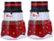 Cabilock Cartoon Eisen Lagerung Box Weihnachten Schneemann Candy Fall Tumbler Candy Bin Dekorative