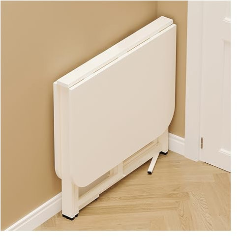 Table À Manger Pliable, Table Console Pliable Pour Petits Espaces, Table Pliante, Table À Manger Pliante Mobile Sur Roulettes, Table De Cuisine Extensible, Bureau Table D'appoint Avec Ailes Pliantes (