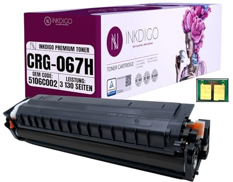 CRG 067 / CRG067H XL - Premium TÜV Toner Schwarz Kompatibel für Canon i-SENSYS LBP-631Cw / LBP-633Cdw / MF651Cw / MF655Cdw / MF655Cx / MF657Cdw