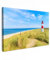 MuchoWow© Wandbilder Groß 120x80 cm XXL Schlafzimmer Home Deko Wohnung Bild Wohnzimmer Fotoleinwand Wand Bilder Leinwand Wall Decor Leuchtturm - Dünen - Strand - Sommer