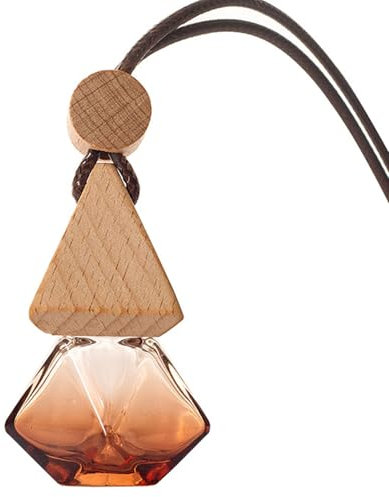 8 ml Auto-Lufterfrischer, Anhänger, Diffusor, Auto, hängende Parfümflasche, Auto-Innendekoration, Parfüm, ätherisches Öl, Glas für Auto