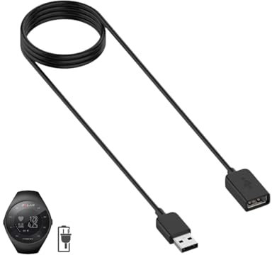 Ersatz USB Ladekabel 100cm kompatibel mit Polar M200 / Huawei Band 4