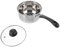 IMIKEYA 1 Olla Pequeña Para Leche Salsa Pequeña Para El Hogar Cocina Sartén Con Tapa Recipiente Para Hervir Leche Cacerola Pequeña Calentador De Café Mini Cacerola Calentador De