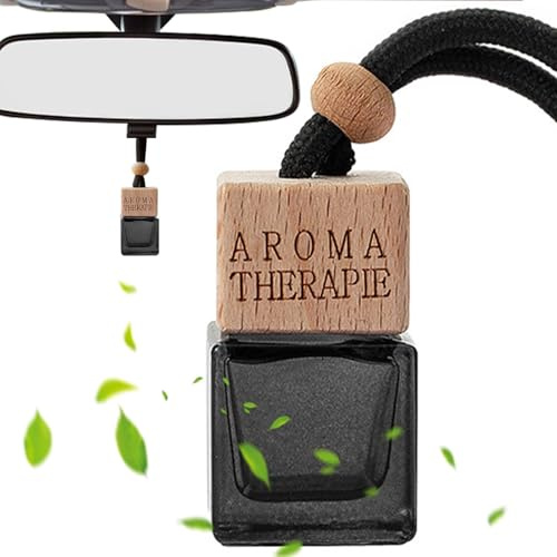 Autoduft Diffuser | Auto Parfüm Anhänger | Nachfüllbarer 8ml Diffuser | Flasche Parfüm Anhänger | Öl Diffusor mit Duftspender