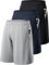 miijoory 3er Pack Sporthose Herren Kurz Hosen Sport Shorts mit Taschen Schnell Trocknend Trainingshose Laufhose für Gym Basketball Fitness(M,Schwarz, Dunkelblau, Hellgrau)