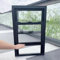 Finestra Sostituzione Finestre Seminterrato, Finestra Capannone in Metallo Ventilata, Finestre Scorrevoli Fast Food/ Mensa Scolastica, Finestre Insonorizzate Casetta da Gioco(Gray,50x100cm/19.7x39.4in