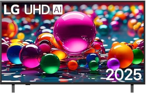 LG 55UA75006LA - TV 55, UHD 4K, WebOS 25, Ultimate IA, HDR10 Pro, Super Upscaling, Dolby Digital Plus, Google Assistant, Negro