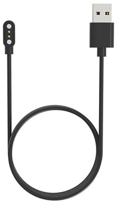 Cavo di Ricarica per Smartwatch, Caricatore Magnetico a 2 Pin da 2,8 mm, Compatibile con Smartwatch HW12 HW16, Forte Attrazione Magnetica, 60 cm / 23,6 Pollici