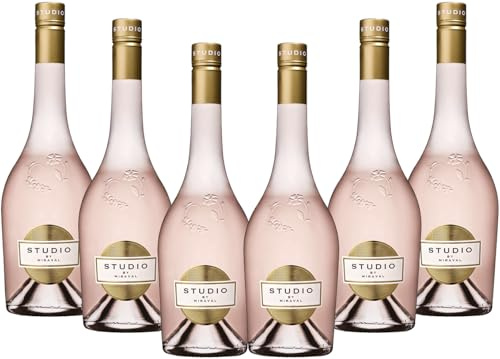 Studio Rosé By Miraval 2025 - Côte de Provence - Lot de 6 bouteilles de 75 cl