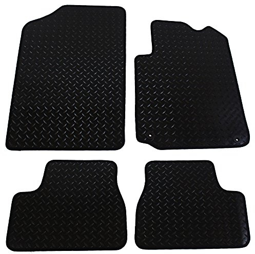 Fully Tailored Rubber Car Mat , Set of 4