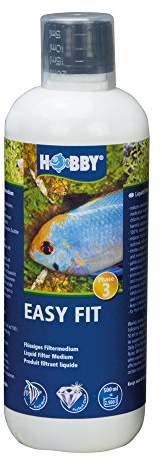 HOBBY Aquaristik Easy Fit I 250 ml I Natürliches flüssiges Filtermedium für kristallklares Wasser I Entfernt Schadstoffe I Wasseraufbereiter für Aquarien I Filtermittel für gesunde Fische & Pflanzen