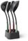 Brabantia Set 4 Utensili e Base, Plastica/Nylon, Tasty+ Assortiti