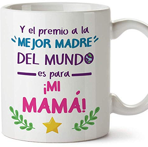 MUGFFINS Tazas para Mamá – Premio a la mejor madre (Modelo 4) – Regalos para el día de la Madre/Desayunos originales