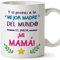 MUGFFINS Tazas para Mamá – Premio a la Mejor Madre (Modelo 4) – Regalos para el día de la Madre/Desayunos Originales