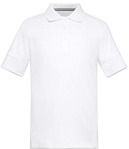 Fila Boys` PLR Tennis Polo (LARGE White)