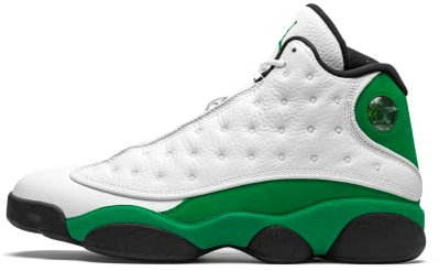 AIR JORDAN 13 Retro 'Lucky Green' - Db6537-113 - Talla, Blanco/Negro-Verde de la suerte, 43 EU