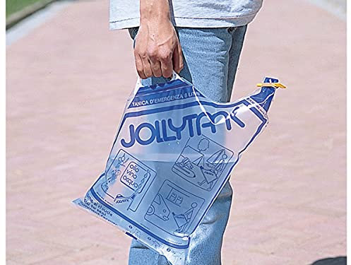 Notfallkanister 8 l, Taschenkanister mit luftdichtem Verschluss, für Auto, Motorrad, Camping, Boot, Garten, hergestellt in Italien