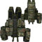 Brandit Herren Tactical Vest, Flecktarn, OS