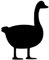 Gans Aufkleber Goose Ganter Gänserich Ente Erpel Vogel Feldgans Hausgans 15x12cm in 21 Farben