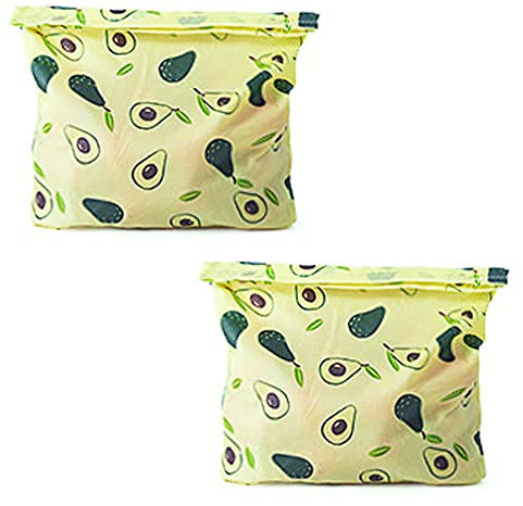 Brot Bienenwachs Aufbewahrungsbeutel Gemüse und Obst Frischhaltebeutel Wiederverwendbar Waschbare Beeswax Wrap Alternative Frischhaltefolie Biologisch abbaubares Wachstuch Brotsack zum Frischhalten