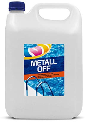 Gamix Metall-Ex für Pool | Metall entferner | Metall neutralisator für schwimbad | für kristallklares Wasser 4L
