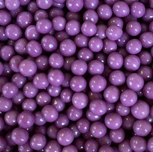 A Pinch Of - Pearls - 4mm - Purple Halloween Cake Topper Sprinkles - 30g Edible Polished Cupcake Decorations - Party Sprinkles, Halloween Themed Cakes and Bakes