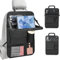 CECOMBINE Autositz Organizer, Auto Rückenlehnenschutz Kinder mit Faltbar Tisch und Tablet/Telefon Tasche, Vielen Taschen Rücksitz Organizer Rücksitzschoner Kick-Matten-Schutz (1 Stück)