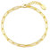 Philip Jones Gold Plated Small Link Paperclip Bracelet