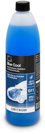 ERRECOM Blue Cool, Blue Coolant and Antifreeze -20°C/+106°C, Formulation with Nap Free inhibitor package, G11, Ready to Use, 1 Litre
