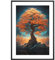MJ-GRAPHICS® - Poster Japan Art Lebensbaum Motiv - Din A3 in Galerie Qualität 300g dickes Posterpapier - Enso japanischer Kunststil Anime - Gamingzimmer & Wohnzimmer Bilder - ohne Bilderrahmen
