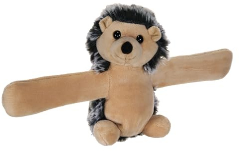 Wild Republic Huggers Erizo, Peluche, 20 cm, Pulsera de Golpe, Peluche, El Relleno es de Botellas de Agua Recicladas