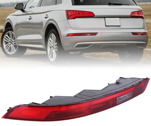 Surakey 1x Links Rücklicht hinten Reflektor Bremsleuchte Heckleuchten 80A945069A links untere Stoßstange Rücklicht Ersatz Für 2018-2021 A-u-d-i Q5 FY