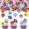GoldRock Essbare Tortendeko Blumen,60 Stück Essbare Blumen für Torte,Bunt Blumen für Tortendeko Essbar,Esspapier Tortendeko Cupcake,Essbare Blüten Kuchen für Hawaii,Dschungel,Hochzeit Geburtstag Deko