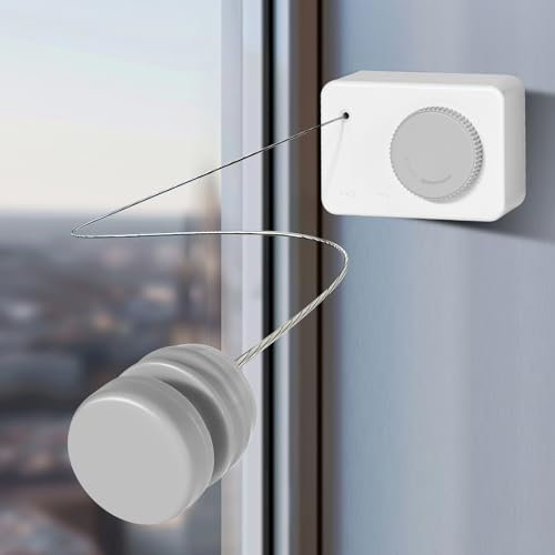 Czemo Tendedero Retráctil de Pared 4,2M Ajustable Inoxidable Cuerda Retráctil Pared Montado Pared Retractable para Exterior Lnterior Baño, Línea de Ropa Retráctil