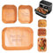 150PCS Air Fryer Liners for Ninja Foodi FlexDrawer AF500UK 10.4L & Duronic AF34 10L, Air Fryer Accessories Disposable Parchment Paper for COSORI Dual Air Fryer TwinFry 10L & Ometa 9L