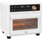 HOMCOM Forno Elettrico Ventilato 1500W da 13L con Funzione Friggitrice ad Aria, Fornetto Elettrico con 12 Programmi, Luci Interni, Timer e Temperatura Regolabile, Bianco