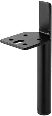 wanwanper 4 Stück Möbelfüße, 15 cm Hoch Schwarze Möbelbeine Metall Schrankfüße Tischfüße, Stabile Unterstützung, für Sofas, Betten, Couchtische, Schreibtische