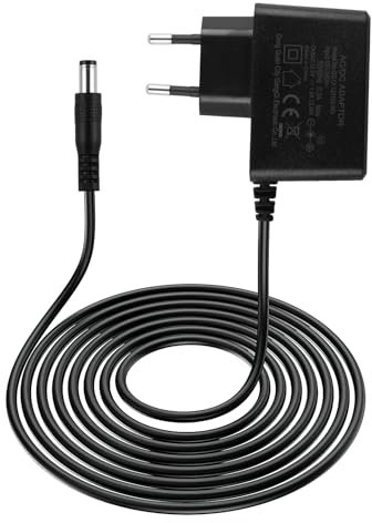 Adaptador 12V Cable de Carga de Alimentación para Teclado Compatible con Modelos PA-130, PA-130A, PA-3, PA-3B, PA-130B, PA-3C, PA-5B, Adaptador Alimentación Cargador 12V, Fuente Alimentación Reemplaza