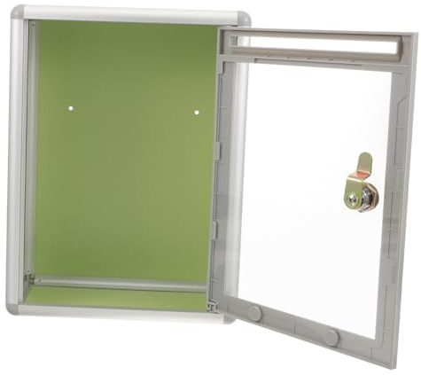 STOBOK 1Pc Acrylic Suggestion Box Wall Mounted Small Transparent Mailbox for Home and Office Creative Post Box for Feedback and Comments