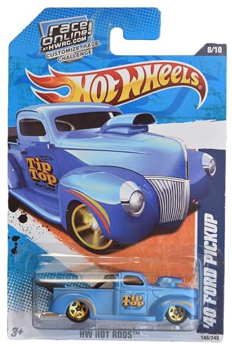Hot Wheels '40 Ford Pickup, Hot Rods 8/10 [Blau] 146/240