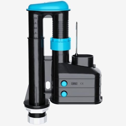 Hulthor Toilet Syphon Replacement Kit - Universal Dual Flush Syphon for Handle-Operated UK Cisterns, Adjustable, Easy Fit, WRAS Approved, Internal Overflow