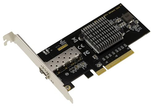 KALEA-INFORMATIQUE Carte contrôleur PCIe x8 réseau Fibre 10G SFP+ avec chipset Intel 82599 X520
