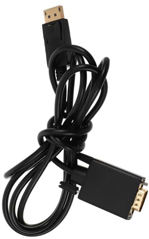 NUOBESTY 1.8m Câble Displayport vers Vga Liaison vers Vga Adaptateur s Câble Affichage Displayport s Extension s
