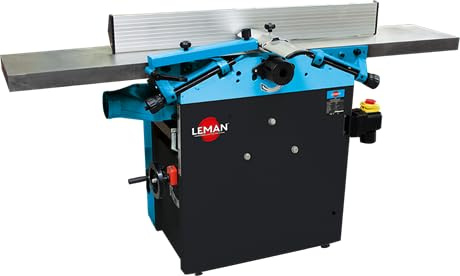 LEMAN - Regruesadora Cepilladora RAD310T Trifásica, 310 mm, Motor 2200 W, 4 Cuchillas Reversibles, Mesa de 1800 mm, Avance Automático