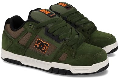 DC Stag, Herren-Sneaker, 310 Oliven Offwhite, 41 EU