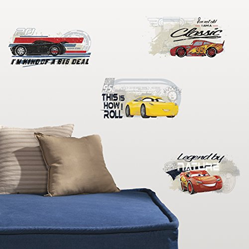 Stickers Repositionnables Disney Cars 3 Racing