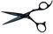 E-Kwip Shadow Friseurschere 5.5 Schwarz